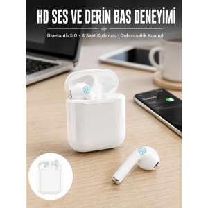 2.nesil Tws Bluetooth Kulaklık Yüksek Ses Kaliteli Yeni Nesil