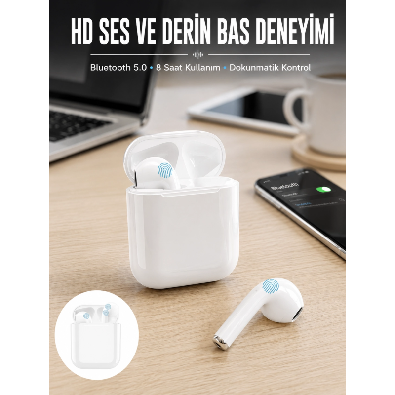 2.nesil Tws Bluetooth Kulaklık Yüksek Ses Kaliteli Yeni Nesil 2.nesil Tws Bluetooth Kulaklık Yüksek Ses Kaliteli Yeni Nesil