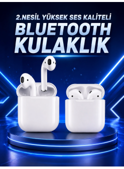 2.nesil Yeni Model Tws Bluetooth Kulaklık Dokunmatik Kontrol Yüksek Ses Kaliteli