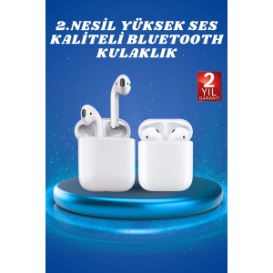2.nesil Yeni Model Tws Bluetooth Kulaklık Dokunmatik Kontrol Yüksek Ses Kaliteli