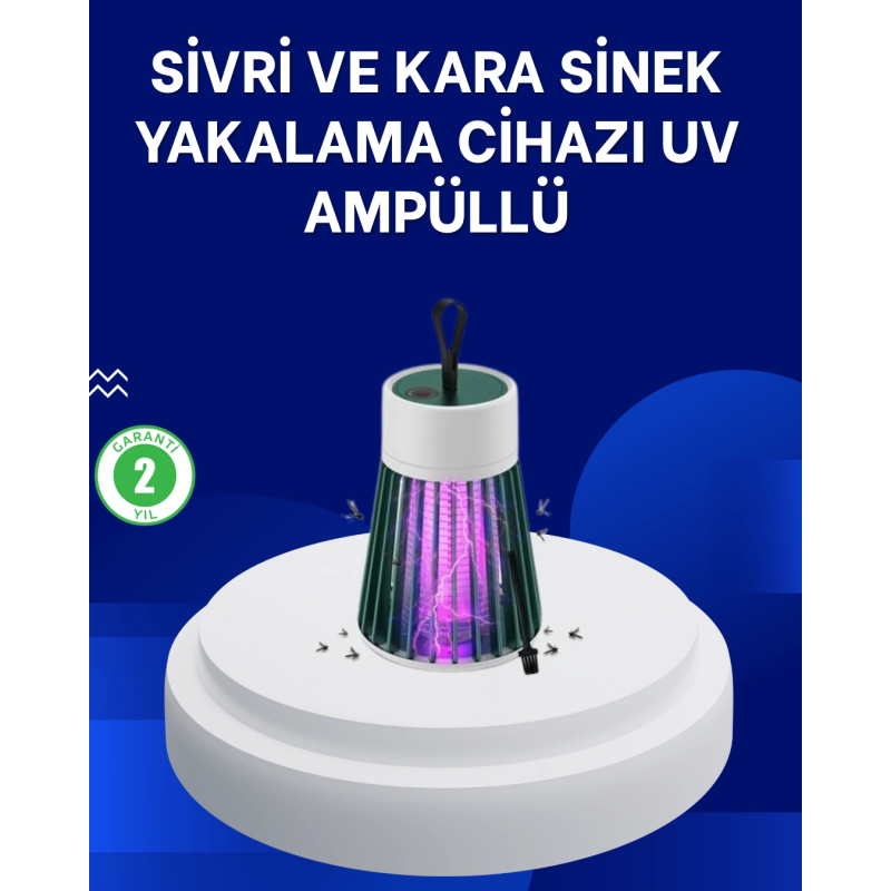 2’si 1 Arada Led Işıklı Elektrikli Böcek Öldürücü 2’si 1 Arada Led Işıklı Elektrikli Böcek Öldürücü