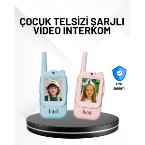 3–12 Yaş Çocuklara Uygun Görüntülü Walkie Talkie Seti
