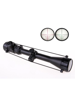 3-9x40 Zoomlu Çıft Işıklı Av Tüfeği Dürbünü  Montaj Kelepçeli