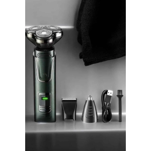 3 Başlıklı Profesyonel Saç Ve Sakal Bakım Seti Vücut, Burun Ve Kulak Tüy Alma