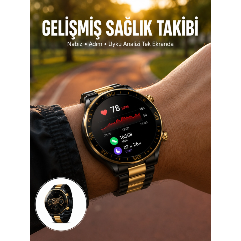 3 Bileklikli Amoled Akıllı Saat Bluetooth Çağrı Ve Sağlık Takipli Yeni Nesil 3 Bileklikli Amoled Akıllı Saat Bluetooth Çağrı Ve Sağlık Takipli Yeni Nesil