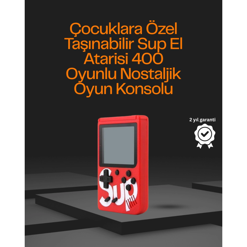 3 İnç Ekranlı Klasik Oyunlu El Konsolu 3 İnç Ekranlı Klasik Oyunlu El Konsolu