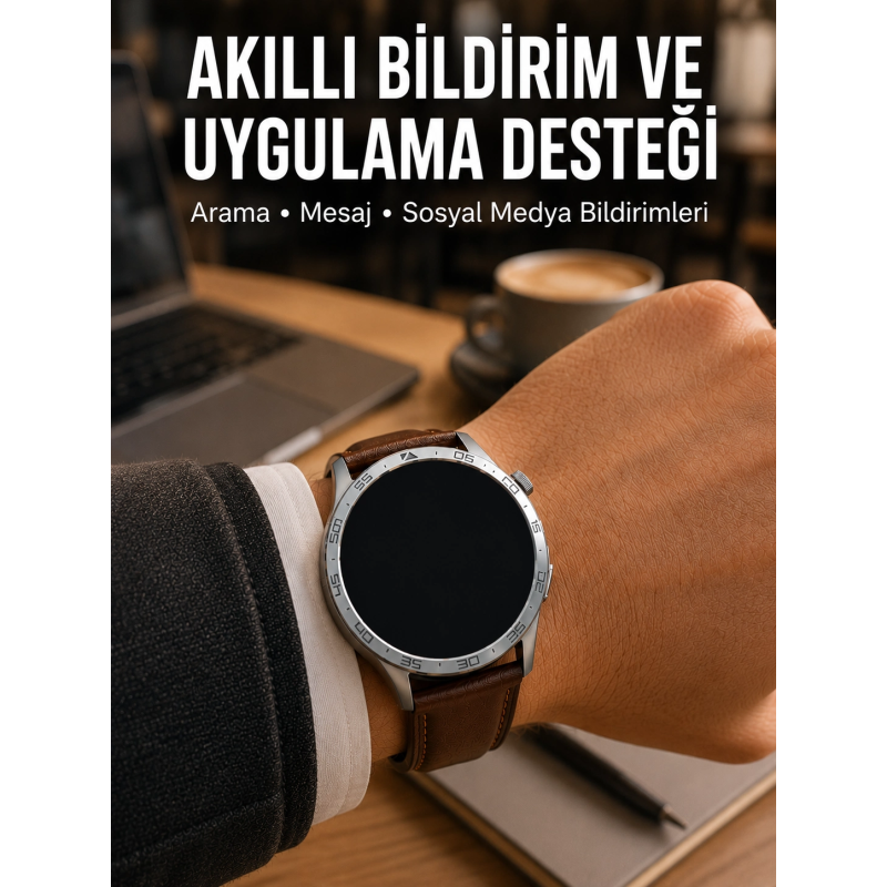 3 Kordonlu Bluetooth Görüşme Özellikli Akıllı Saat Seti 3 Kordonlu Bluetooth Görüşme Özellikli Akıllı Saat Seti