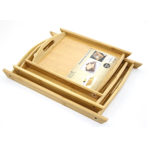 3'lü Bambu Tepsi Alk2164