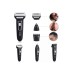 3'lü Set Saç Sakal Kesme Traş Makinesi Burun Kılı Alma Tıraş Makinesi