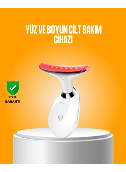 3 Modlu Boyun Ve Yüz Bakım Cihazı – Ems, Temizleme, Sıcak Masaj Ve Renkli Işık Terapi Özellikli