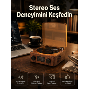 3-ü-1 Arada Bluetooth Hoparlör – Işıklı Saat Ve Gece Lambası Yeni Nesil