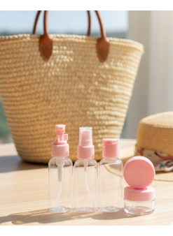 30 Ml 5’li Seyahat Banyo Şişe Seti Çantalı