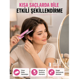 30 Saniyede Isınan Ptc Teknolojili Saç Şekillendirici – Sabit Isı Kontrollü, Hızlı Performans Yeni Nesil