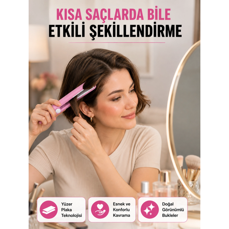30 Saniyede Isınan Ptc Teknolojili Saç Şekillendirici – Sabit Isı Kontrollü, Hızlı Performans Yeni Nesil 30 Saniyede Isınan Ptc Teknolojili Saç Şekillendirici – Sabit Isı Kontrollü, Hızlı Performans Yeni Nesil