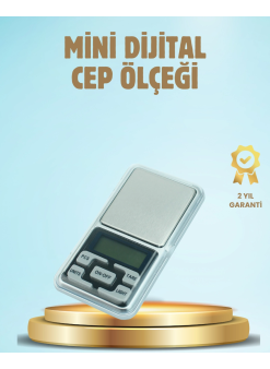 300 Gr Hassas Cep Terazisi Mavi Işıklı Lcd Ekranlı