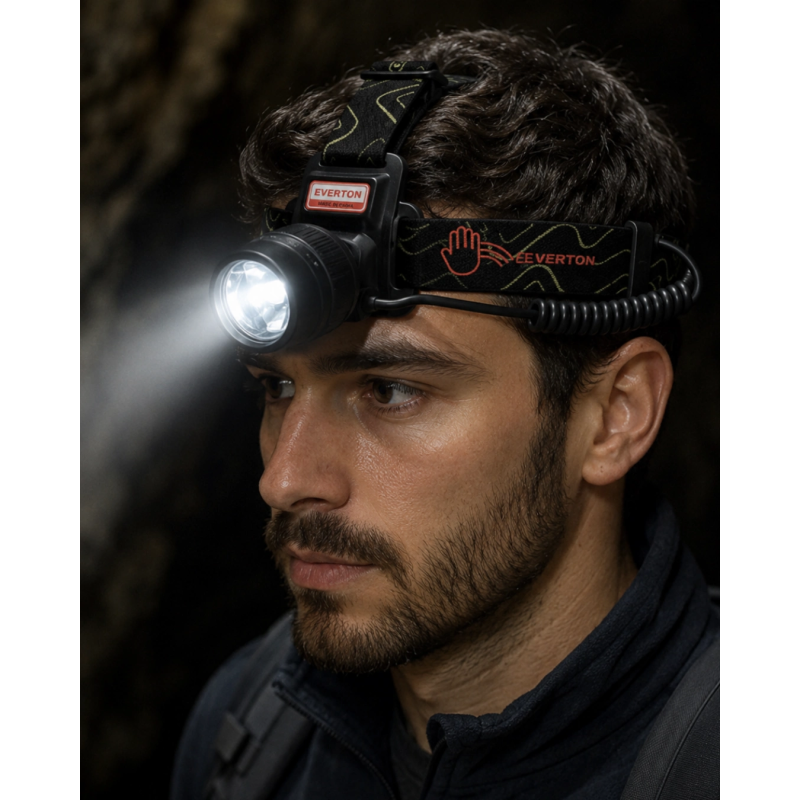 30w Led Kafa Feneri Sensörlü Type C Şarjlı