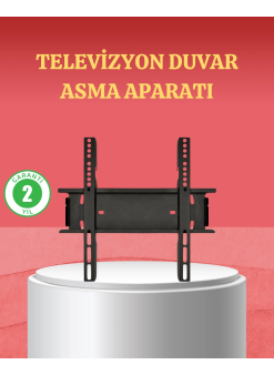 32-42 İnç Tv Askı Aparatı Kolay Kurulum Düz Ve Kompakt Tasarım