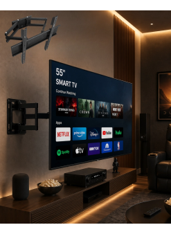 32 55 İnç Televizyon Askı Aparatı Duvara Monte Hareketli Tv Tutucu