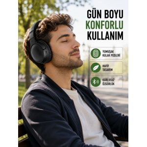 3.2 Cm Sürücülü Ergonomik Kablosuz Kulaklık