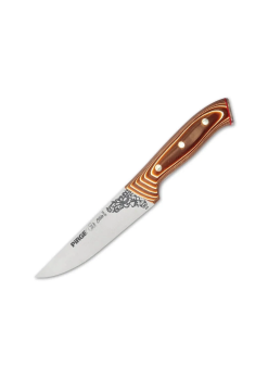 32101 Elite Kurban, Kasap Bıçağı 14,5 Cm - Kahverengi Perçinli Kompozit Sap