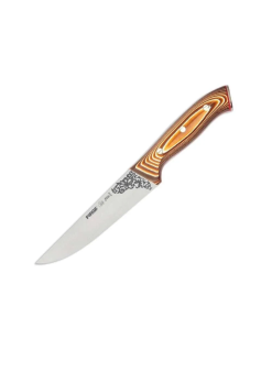 32102 Elite Kurban, Kasap Bıçağı 16,5 Cm - Kahverengi Perçinli Kompozit Sap