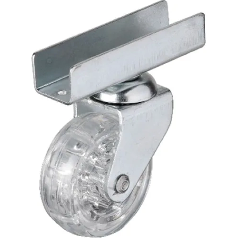 327 - 50x20 Mm Şeffaf Makaralı Uzun U Tablalı Teker 4 Adet 327 - 50x20 Mm Şeffaf Makaralı Uzun U Tablalı Teker 4 Adet