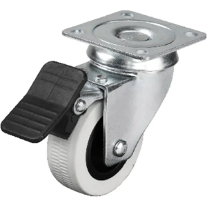 334 - 50x20 Mm Çift Bilyalı Tablalı Frenli Teker 4 Adet