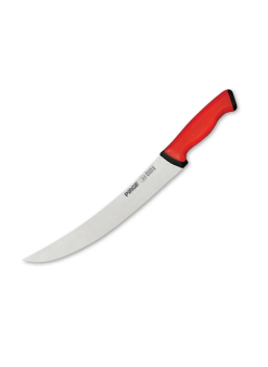 34621 Duo Kıvrık Nusret Tip Et Doğrama, Kesme, Dilimleme, Trimleme Bıçağı 21 Cm - Kaymaz Sap