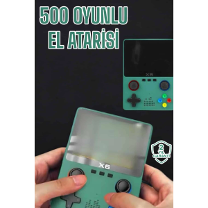 3.5 İnç Ekran 1000 Oyunlu Oyun Konsolu El Atarisi Miüzik Dinleme Ve Kitap Okuma