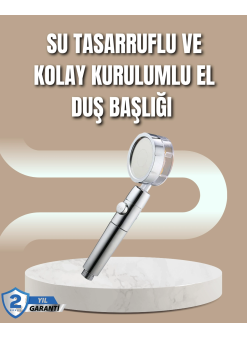 360° Ayarlanabilir Çok Fonksiyonlu Duş Başlığı