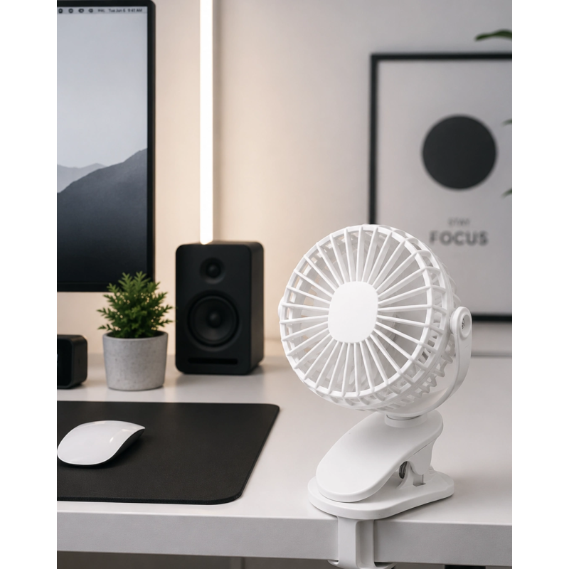 360 Derece Ayarlanabilir Sessiz Çalışan Mandallı Fan 360 Derece Ayarlanabilir Sessiz Çalışan Mandallı Fan