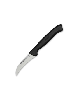 38044 Ecco Kıvrık Eğri Sebze Dekor Bıçağı 7,5 Cm - Siyah