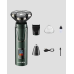 3d Akıllı Kesim Teknolojili Şarjlı Tıraş Seti – 3 Başlıklı, Paslanmaz Çelik Bıçaklı