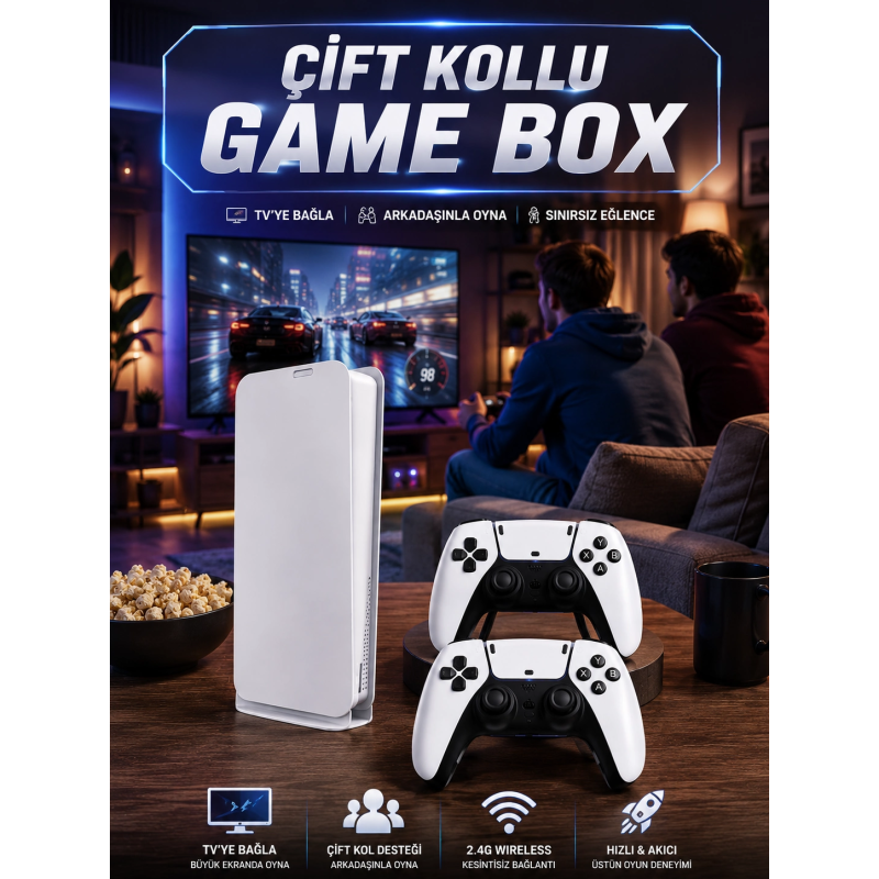 3d Çift Oyun Kollu 4k Hd Ekran Nostaljik 20.000 Oyunlu Beyaz Game Box 3d Çift Oyun Kollu 4k Hd Ekran Nostaljik 20.000 Oyunlu Beyaz Game Box