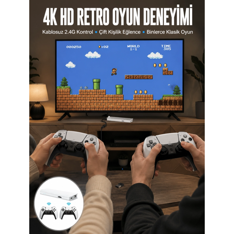 3d Çift Oyun Kollu 4k Hd Ekran Nostaljik 20.000 Oyunlu Beyaz Game Box Yeni Nesil 3d Çift Oyun Kollu 4k Hd Ekran Nostaljik 20.000 Oyunlu Beyaz Game Box Yeni Nesil