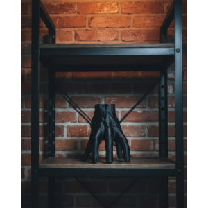 3d Dekoratif Siyah El Obje 27x22 Cm Sanatsal Ve Şık Aksesuar