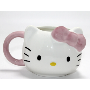 3d Hello Kitty Tasarımı Porselen Kupa Bardak Alk4506