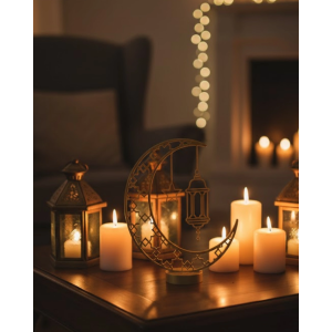 3d Hilal Cami Biblo 20x20 Cm Özel Tasarım Özel Baskı Ürün