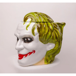 3d Kapaklı Joker Tasarımlı Porselen Kupa Bardak Alk4516
