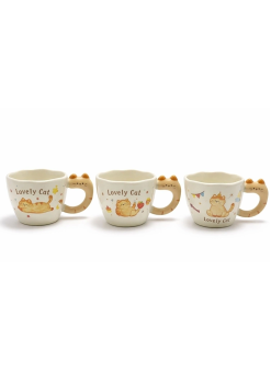 3d Kedi Figürlü Kupa Bardak Alk5036