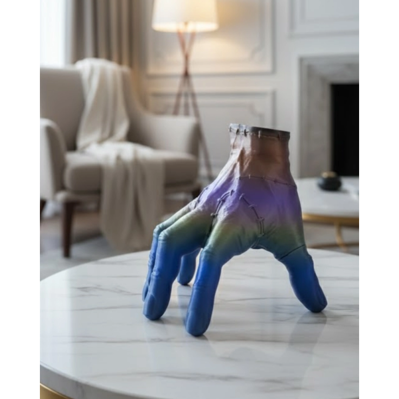 3d Multicolor El Biblo 27x22 Cm Sanatsal Ve Dikkat Çekici Dekor