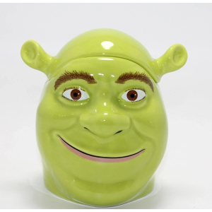 3d Shrek Tasarımı Kapaklı Kupa Bardak Alk4534