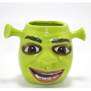 3d Shrek Tasarımı Porselen Kupa Bardak Alk4507