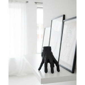 3d Siyah El Biblo 27x22 Cm İddialı Ev Dekorasyonu