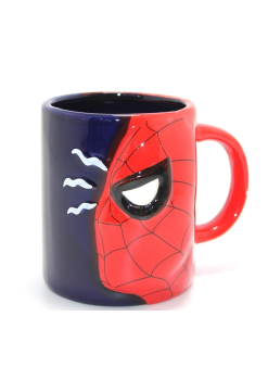 3d Spiderman Tasarımı Porselen Kupa Bardak Alk4495