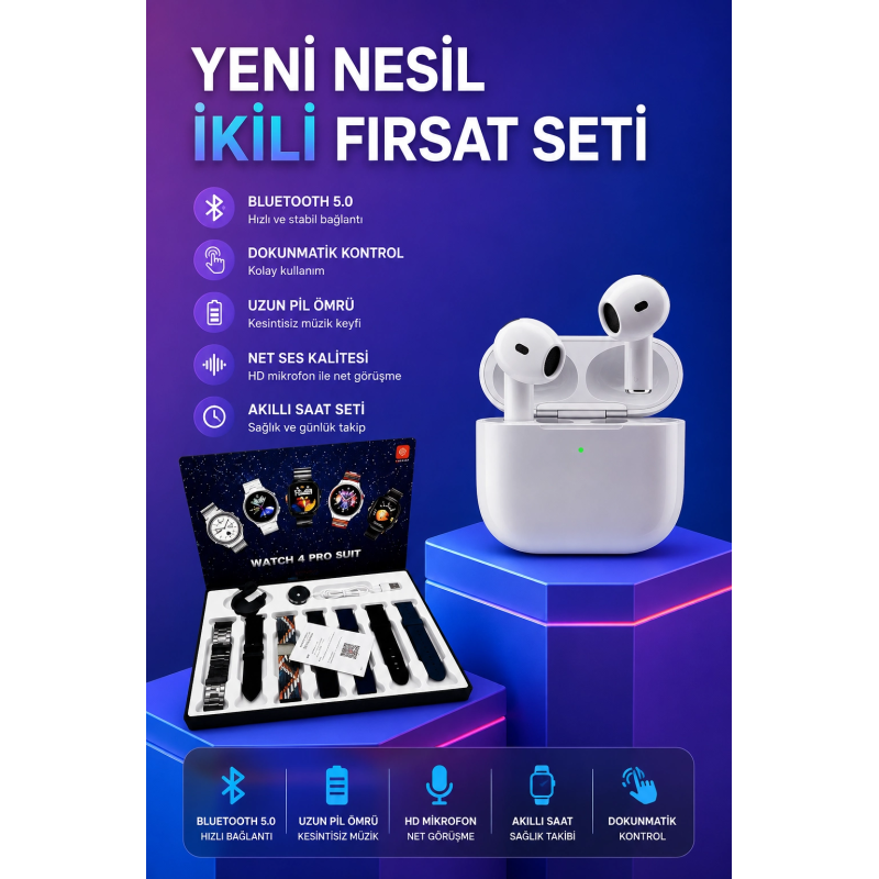 3.nesil Tws Bluetooth Kulaklık Bluetooth Bağlantılı Akıllı Saat Amoled Ekran Plastik Hasır Kordon 3.nesil Tws Bluetooth Kulaklık Bluetooth Bağlantılı Akıllı Saat Amoled Ekran Plastik Hasır Kordon