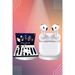 3.nesil Tws Bluetooth Kulaklık Bluetooth Bağlantılı Akıllı Saat Amoled Ekran Plastik Hasır Kordon