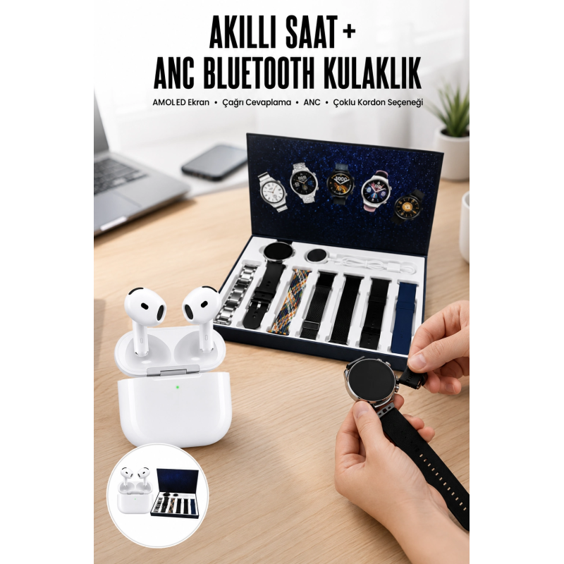 3.nesil Tws Bluetooth Kulaklık Bluetooth Bağlantılı Akıllı Saat Amoled Ekran Plastik Hasır Kordon 3.nesil Tws Bluetooth Kulaklık Bluetooth Bağlantılı Akıllı Saat Amoled Ekran Plastik Hasır Kordon