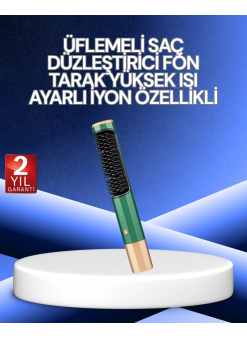 3’ü 1 Arada Saç Şekillendirme Seti – Kurutma, Düzleştirme, Tarama