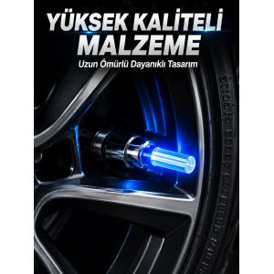 4 Adet Led Lastik Sibop Işığı Otomobil İçin Hareket Sensörlü